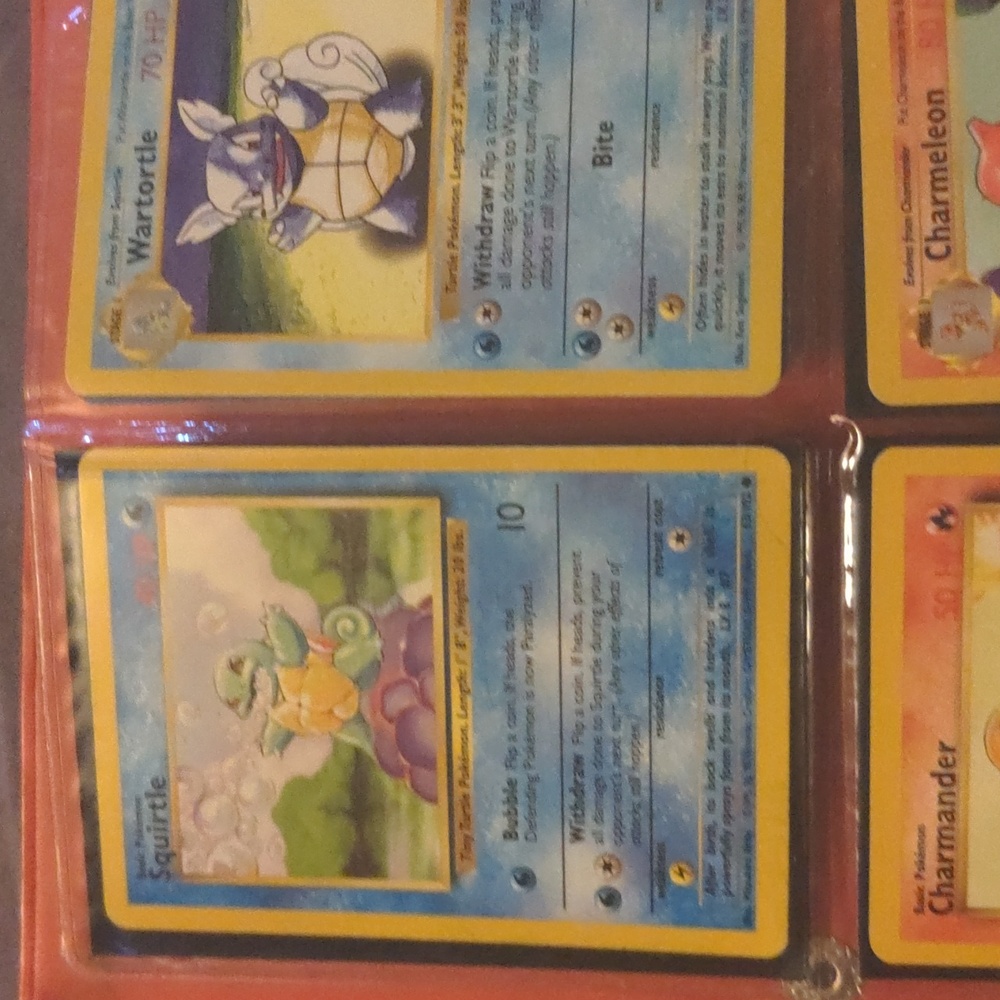 Pokemon 1995 Squirtle 1990s Base Set